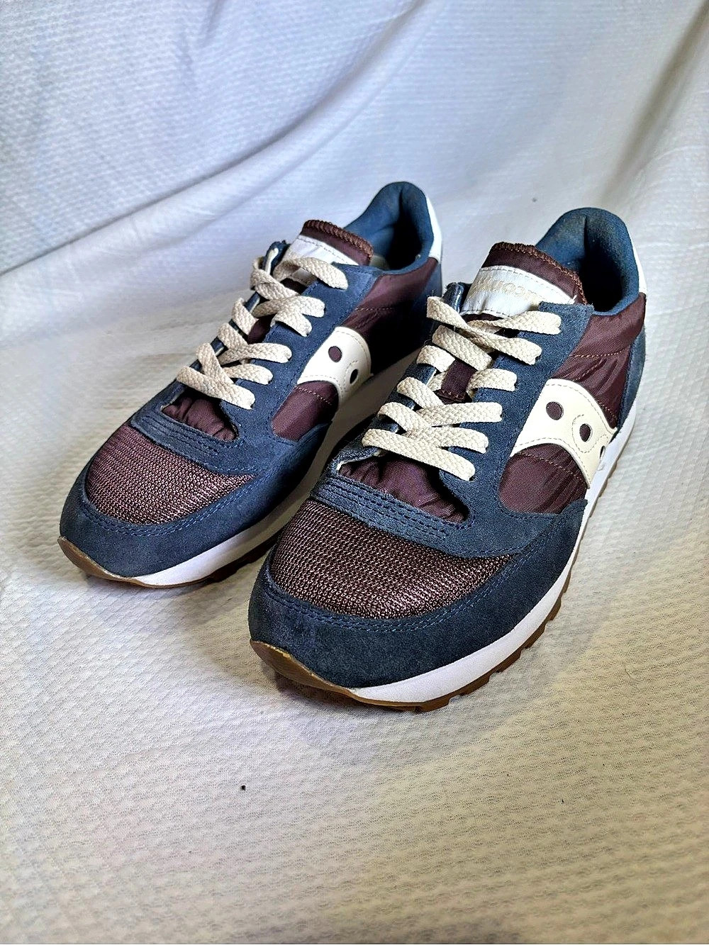 RARE FACTORY ERROR Saucony Jazz Original Vintage Women’s US 8 Blue Mahogany